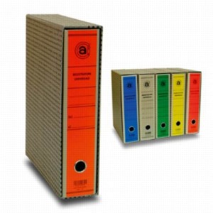 RACCOGLITORE PROTOCOLLO UNIVERALE dorso 5 cm con custodia, due anelli con meccanismo a leva Foto prodotto