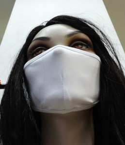 Mascherine in tessuto di cotone doppio lavabile Foto prodotto