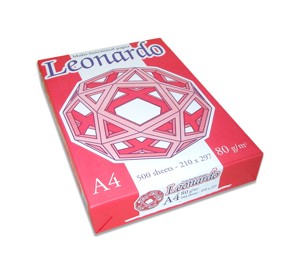 CARTA LEONARDO A4 80gr 500fg FABRIANO Foto prodotto